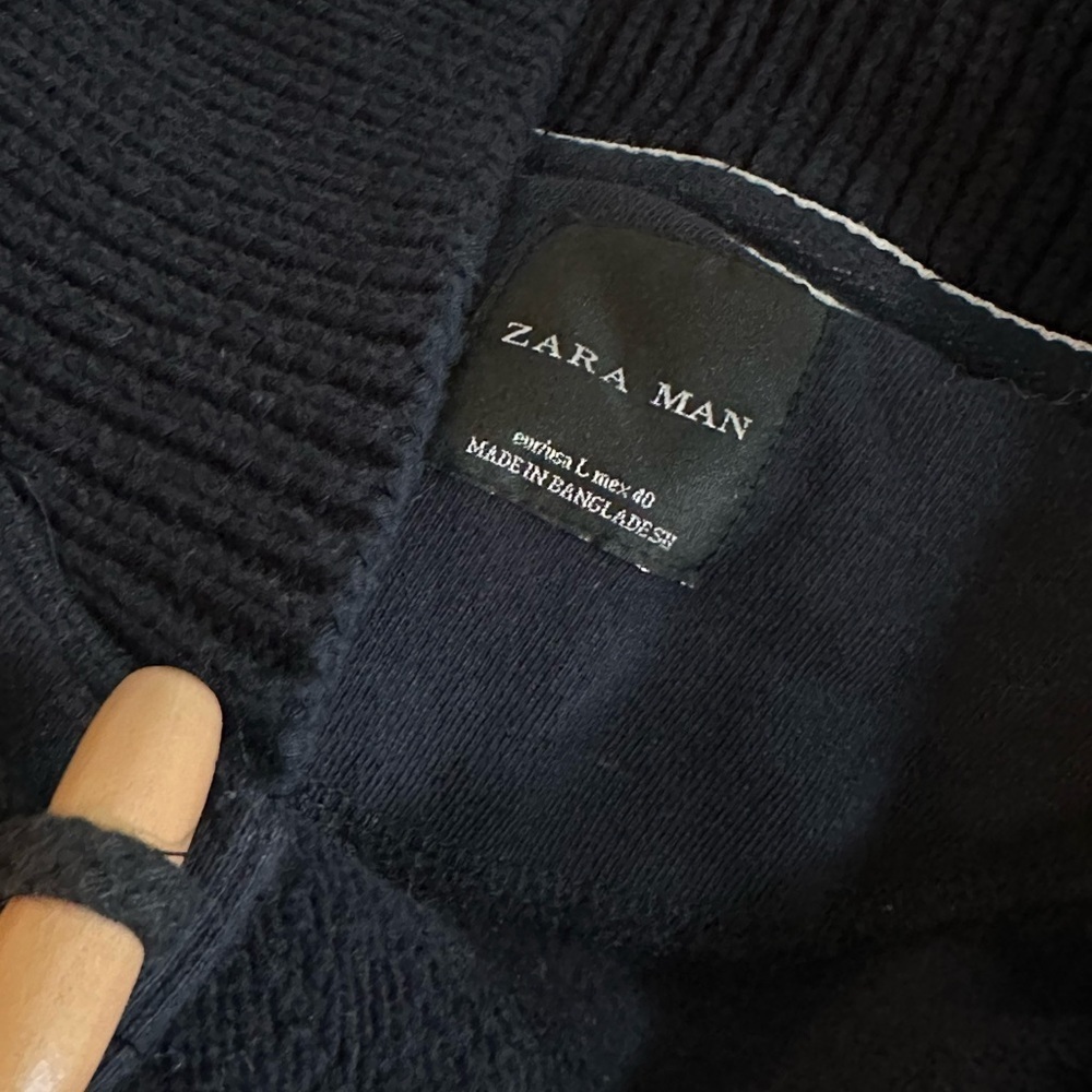 Zara Man Navy Toggle Shawl Collar Jacket
Size L - Picture 3 of 6
